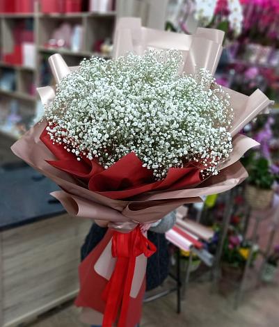 Букет цветов из: Гипсофила в Лимане Ставропольского края