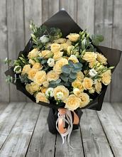 Букет цветов из:  Розы и Лизиантусы в Лимане Ставропольского края