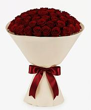 Букет 101 Бордовая роза Блэк Бакарра в Лимане Ставропольского края
