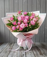 Букет Розовый кустик в Лимане Ставропольского края