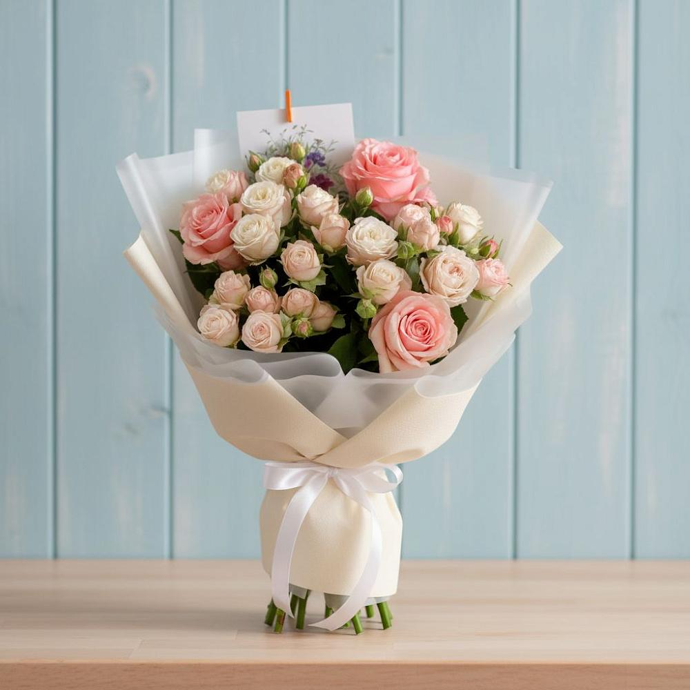 Букет цветов из: Розы в Лимане Ставропольского края