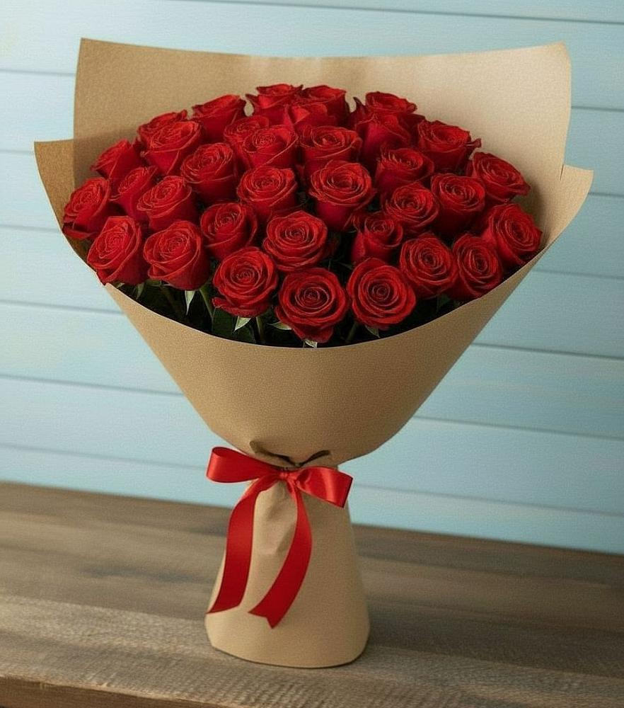 Букет Красные розы Милано в Лимане Ставропольского края