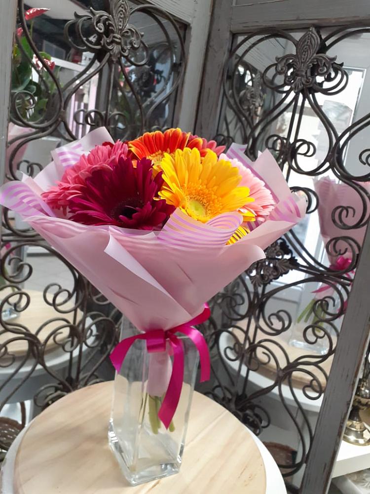 Букет цветов из: Герберы в Лимане Ставропольского края