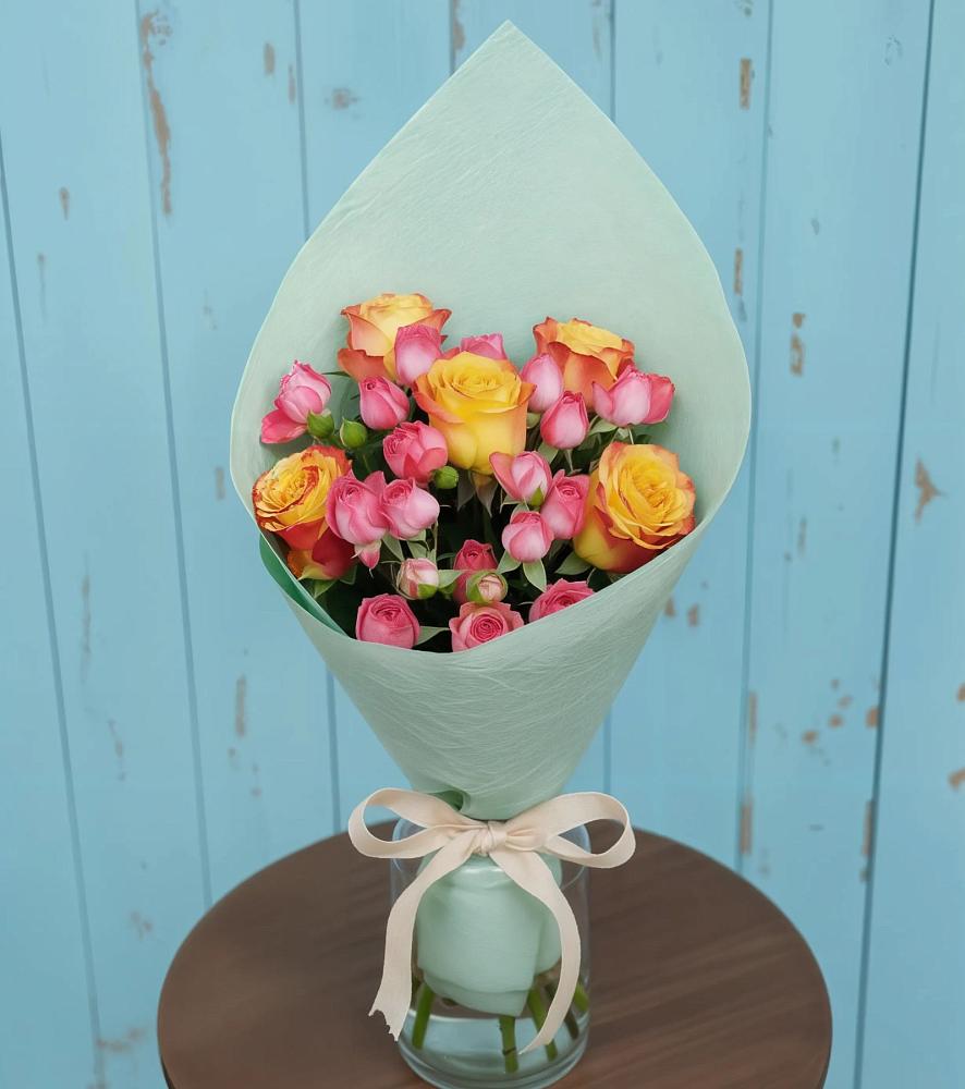 Букет цветов из: Розы в Лимане Ставропольского края