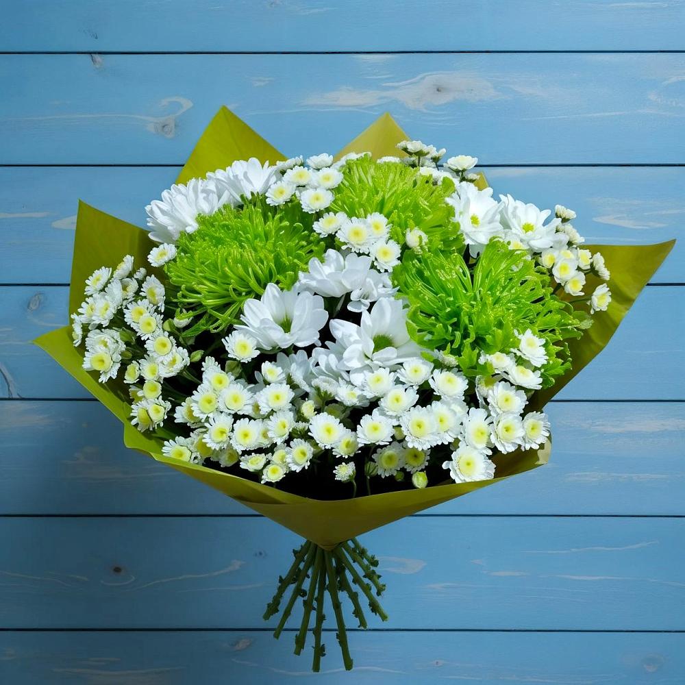 Букет цветов из: Хризантемы в Лимане Ставропольского края