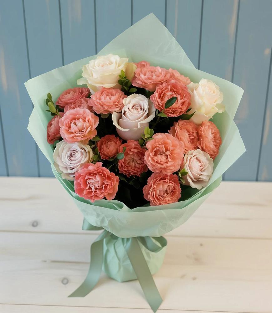 Букет цветов из: Розы в Лимане Ставропольского края