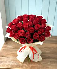 Букет 29 Красных роз в Лимане Ставропольского края