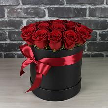 Цветочная композиция из Розы в шляпной коробке #REPLACE_PRED# Лимане Ставропольского края