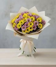 Букет цветов из:  Хризантемы в Лимане Ставропольского края