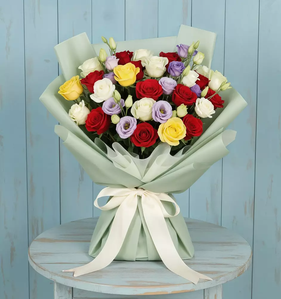 Букет цветов из: Розы в Лимане Ставропольского края