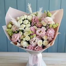 Букет цветов из:  Альстромерии и Розы #REPLACE_PRED# Лимане Ставропольского края